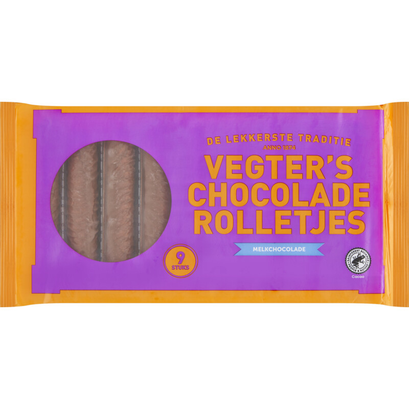 Een afbeelding van Vegter's Chocoladerolletjes