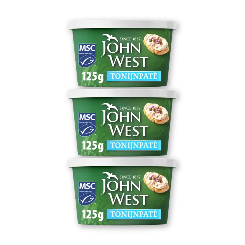 John West Tonijnpate 3-pack