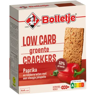 pdp-image-Bolletje Low carb groentecrackers paprika