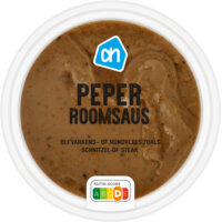AH Peper roomsaus met scheutje cognac