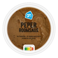 AH Peper roomsaus met scheutje cognac