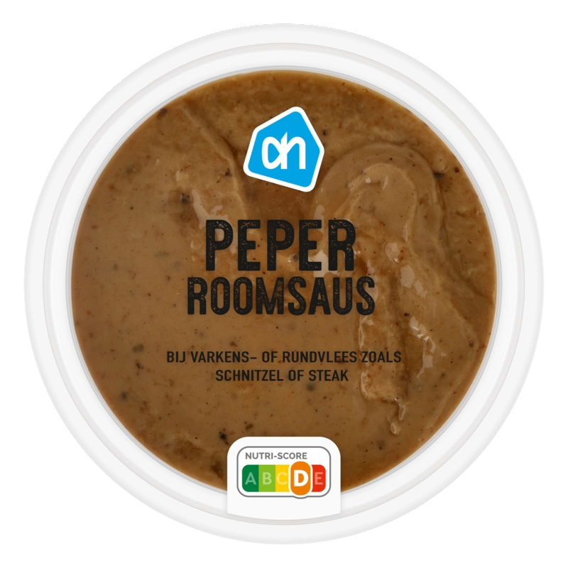 Peper roomsaus met scheutje cognac
