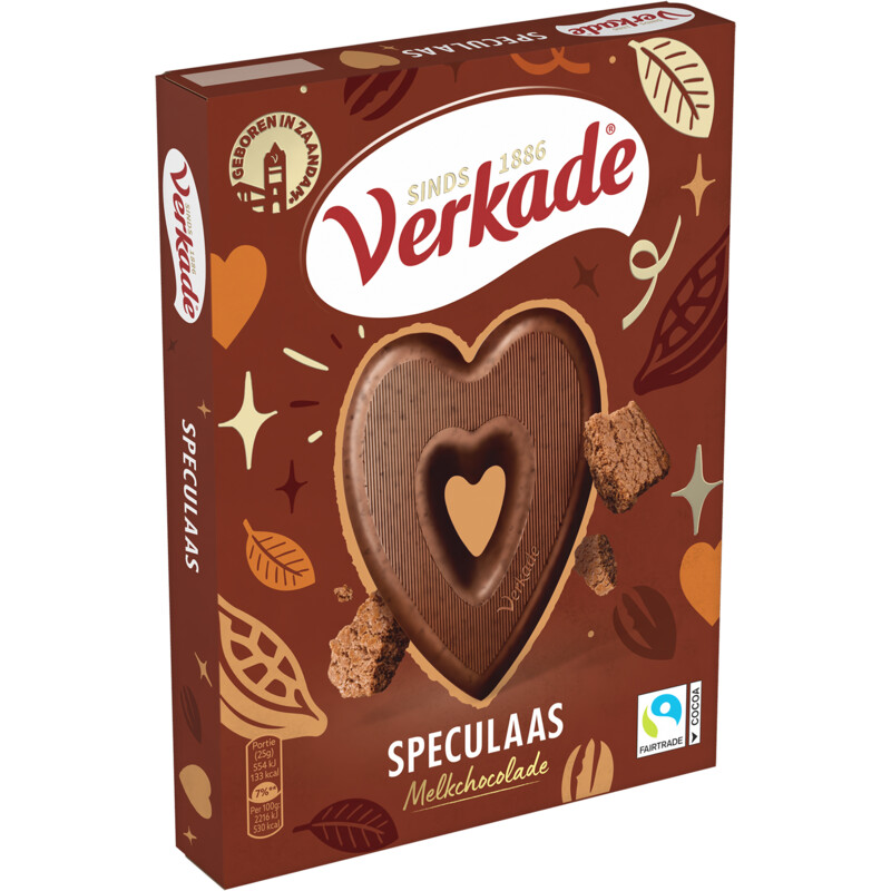 Een afbeelding van Verkade Hart melk speculaas