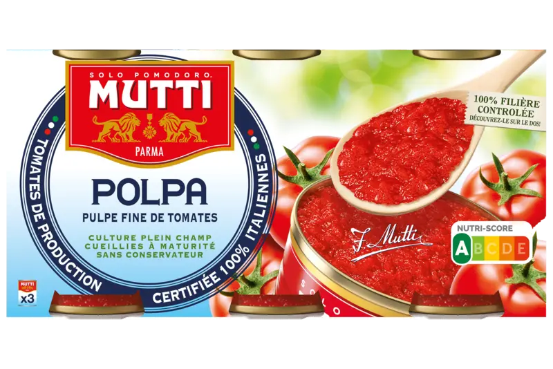Mutti Polpa fijne tomatenpulp 3-pack