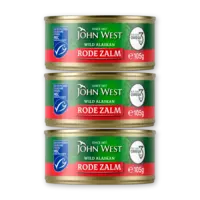 John West Wilde rode zalm 3-pack