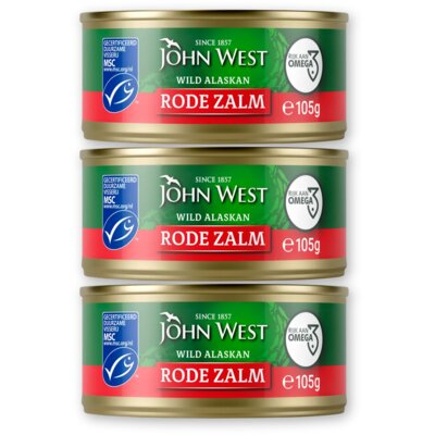 pdp-image-John West Wilde rode zalm 3-pack