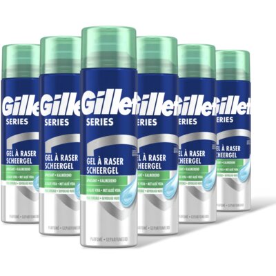 pdp-image-Gillette Series gevoelige huid scheergel 6-pack