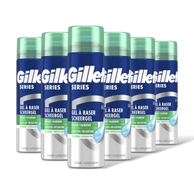 pdp-image-Gillette Series gevoelige huid scheergel 6-pack