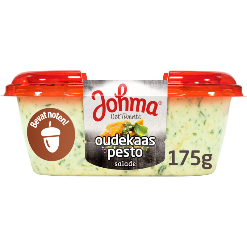 Een afbeelding van Johma Oudekaas-pesto salade