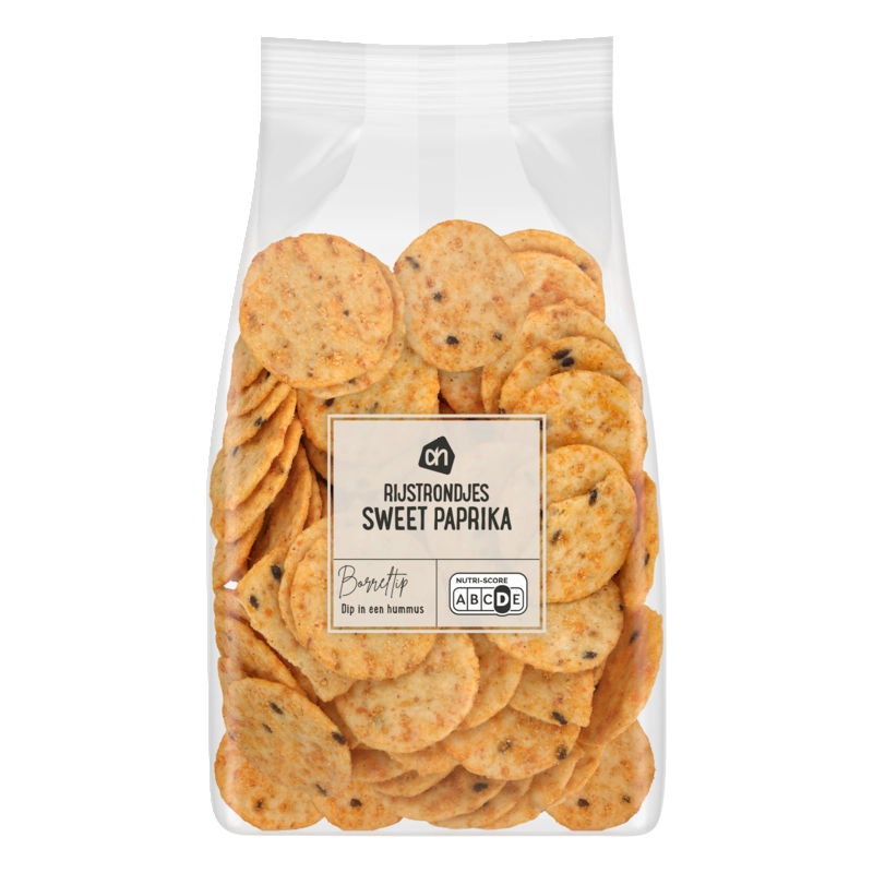 Sweet paprika crackers