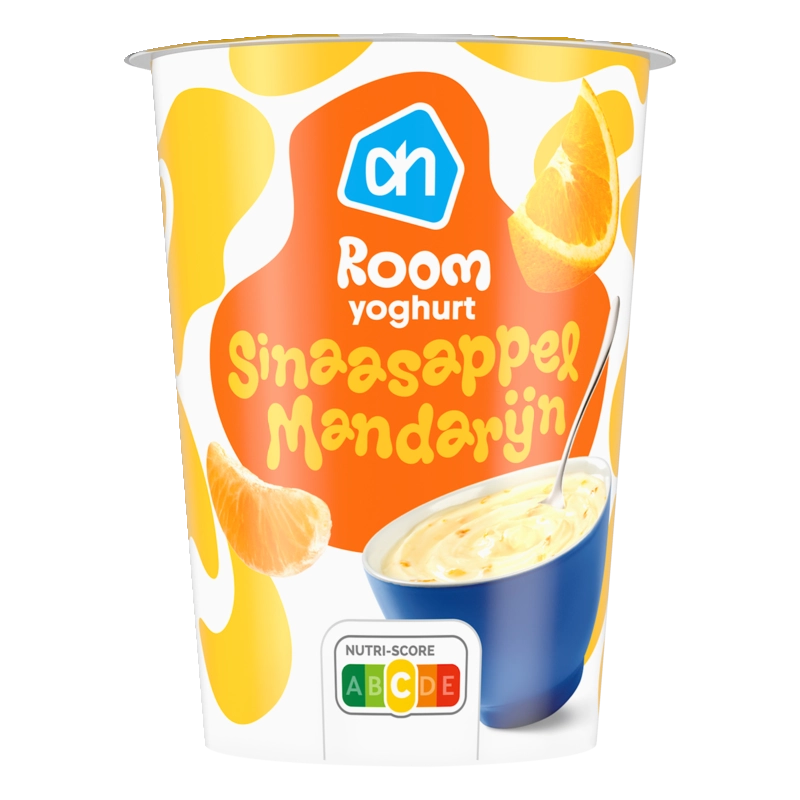 AH Roomyoghurt sinaasappel mandarijn