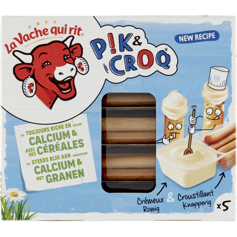 Een afbeelding van La Vache Qui Rit Cheez dippers smeerkaas