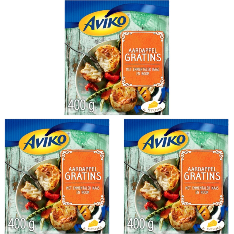 Een afbeelding van Aviko Aardappel gratins 3-pack