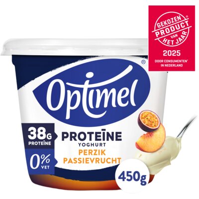 pdp-image-Optimel Proteïne yoghurt perzik passievrucht