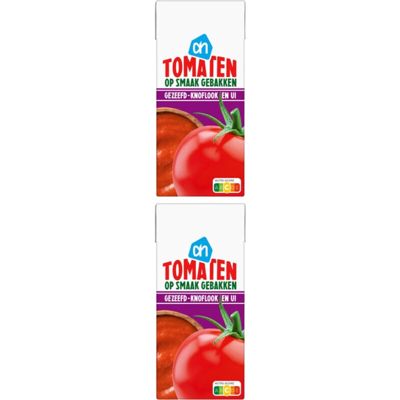 Een afbeelding van AH Op smaak gebakken tomaten 2-pack