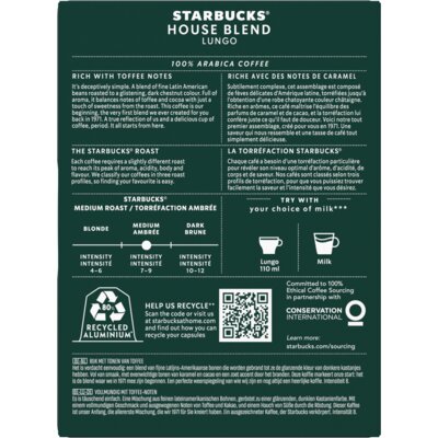 pdp-image-Starbucks Nespresso house blend lungo capsules