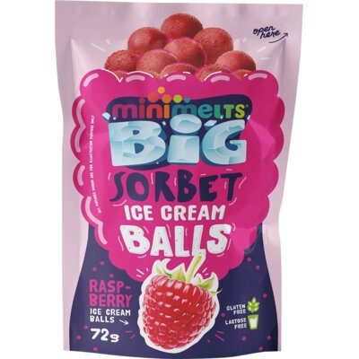 pdp-image-Mini Melts Ice cream sorbet balls raspberry