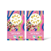 Delicata Chocolade hagelslag wit & melk 2-pack