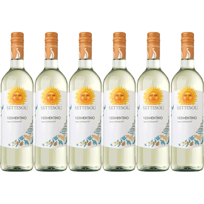 Een afbeelding van Settesoli Vermentino 6 flessen