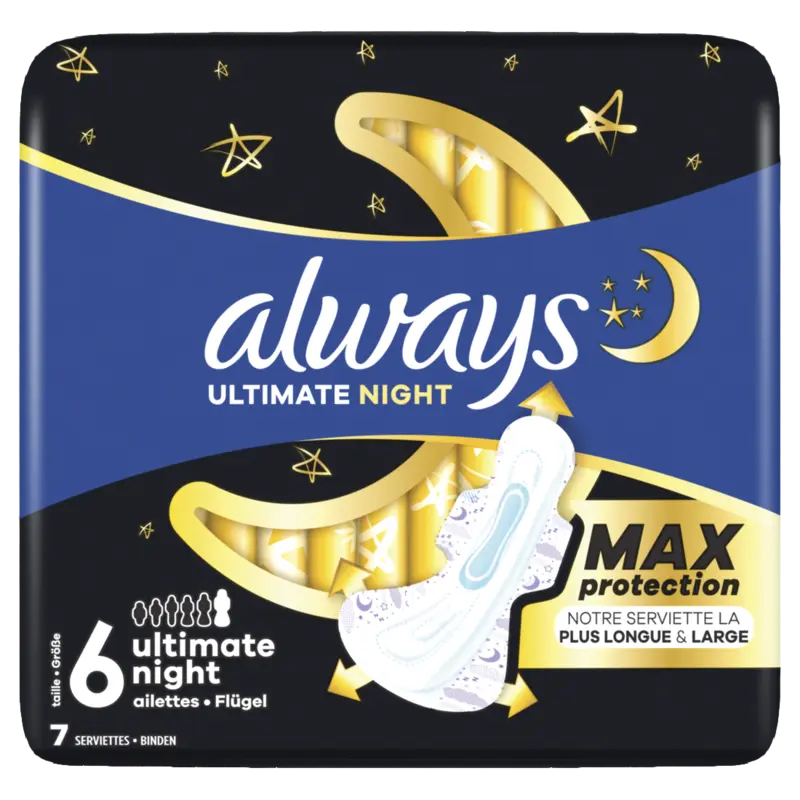 Ultimate Night Maandverband (Maat 6) Met Vleugels