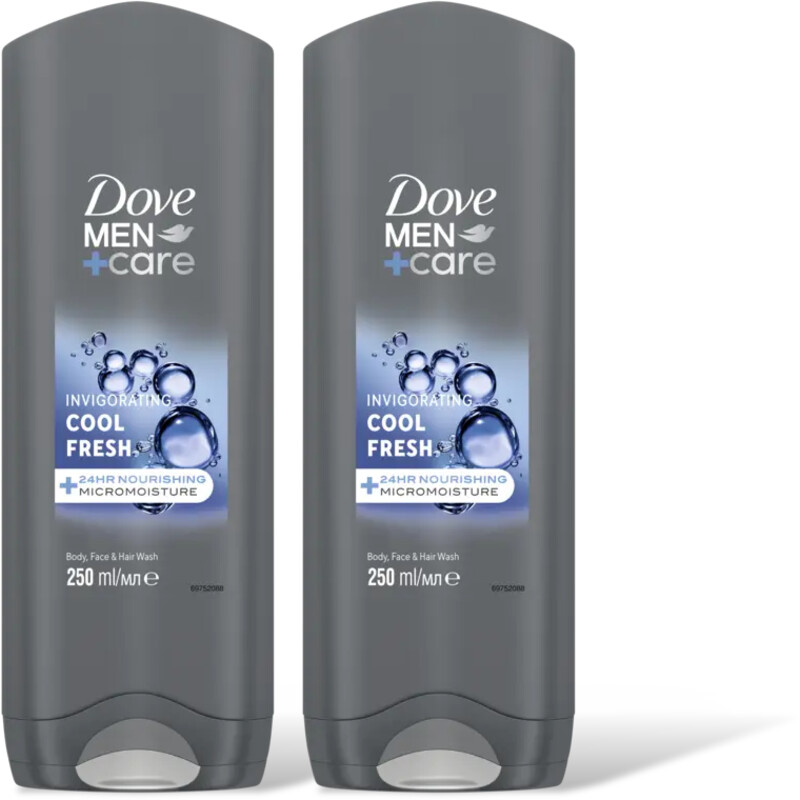 Dove Men+care cool fresh douchegel 2-pack