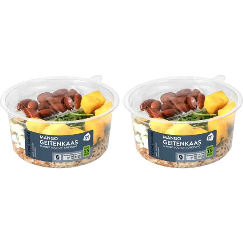 Een afbeelding van AH Kleine salade mango geitenkaas 2-pack