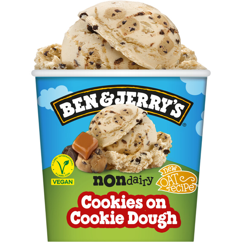 Ben & Jerry's Cookies on cookie dough non-dairy