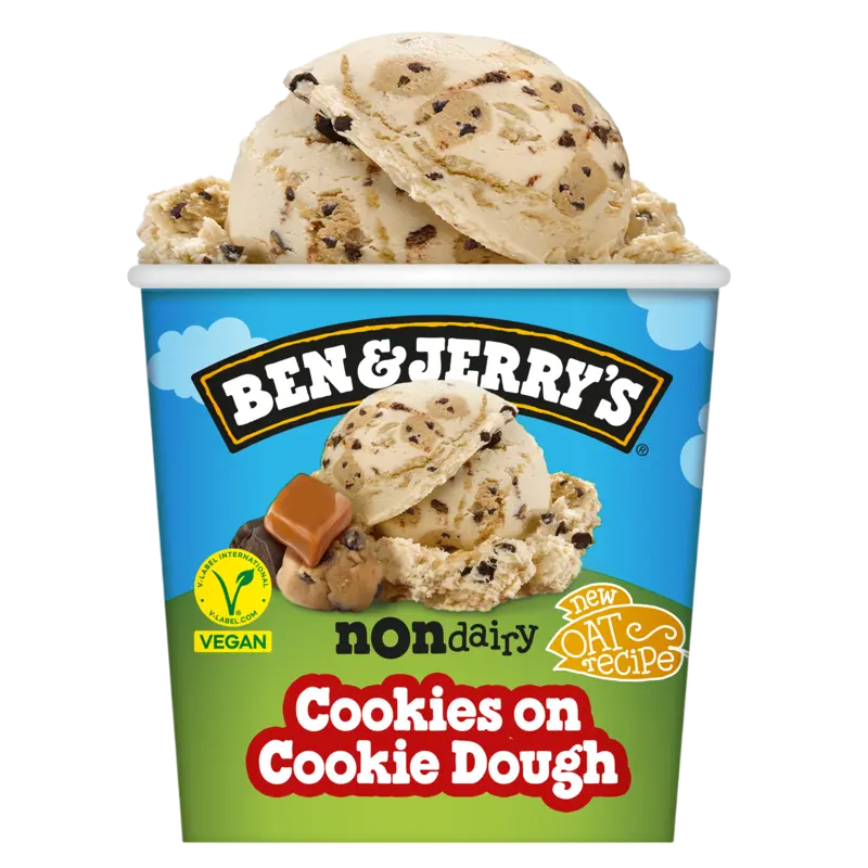 Ben & Jerry's Cookies on cookie dough non-dairy