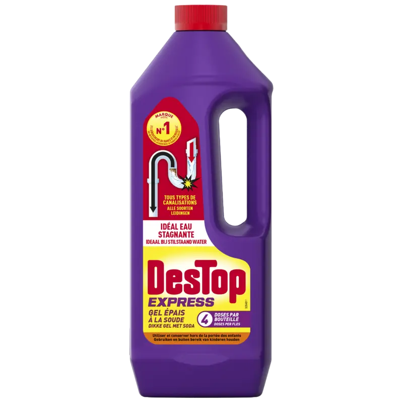Gel express ontstopper met soda