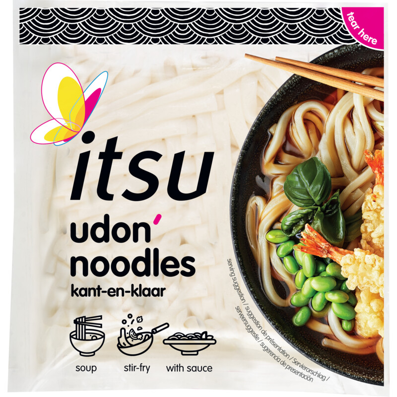 Een afbeelding van Itsu Udon noodles kant-en-klaar