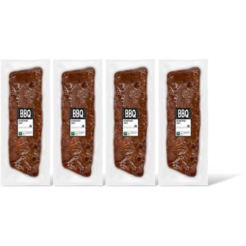 AH BBQ spareribs zoet 4-pack