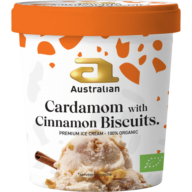Australian Cardamom wit cinnamon biscuits