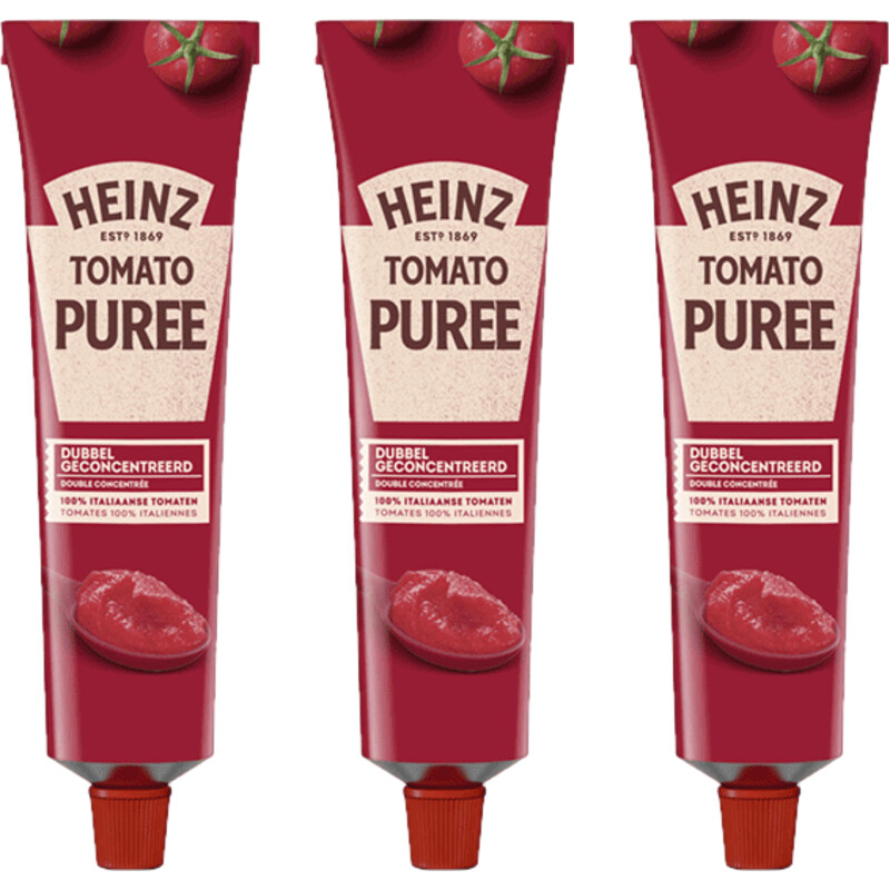 Een afbeelding van Heinz Tomatenpuree 3-pack