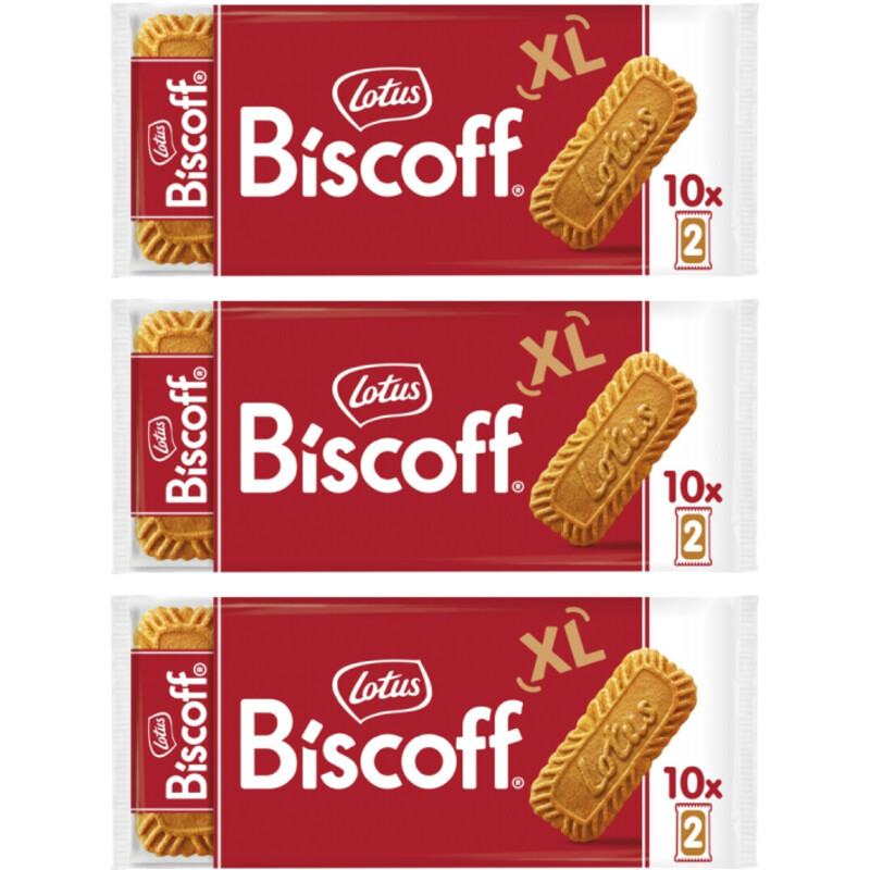 Een afbeelding van Lotus Biscoff Speculoos XL 3-pack