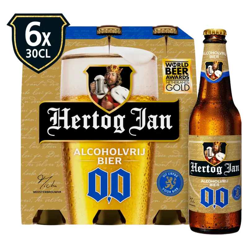 0.0 Alcoholvrij Bier Fles 6-pack