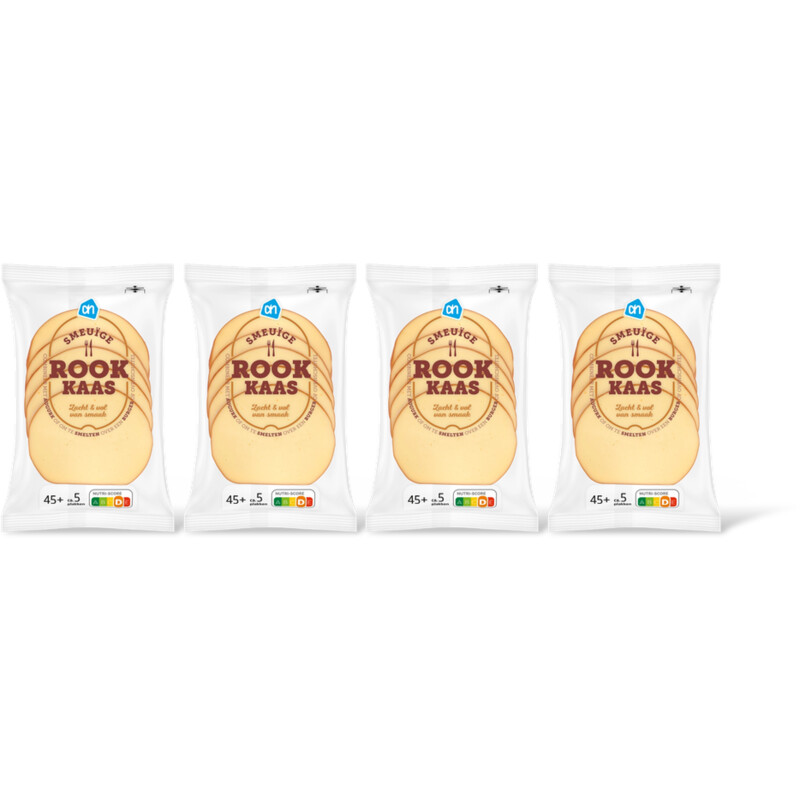 AH SmeuÃ¯ge rookkaas 45+ plakken 4-pack