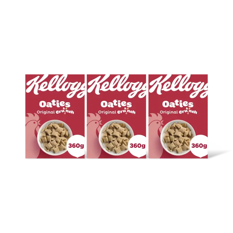 Kellogg's Oaties original crunch 3-pack
