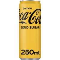 Een afbeelding van Coca-Cola Zero sugar lemon