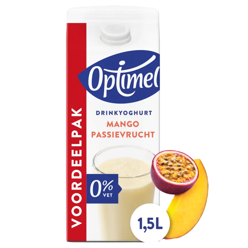 Drinkyoghurt Mango Passievrucht 0% Vet 1.5L