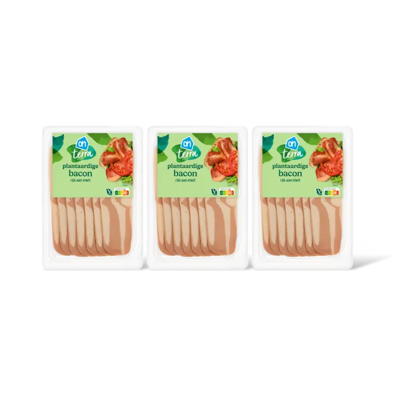 AH Terra Plantaardige bacon 3-pack