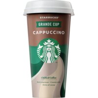 Een afbeelding van Starbucks Cappucino grande cup