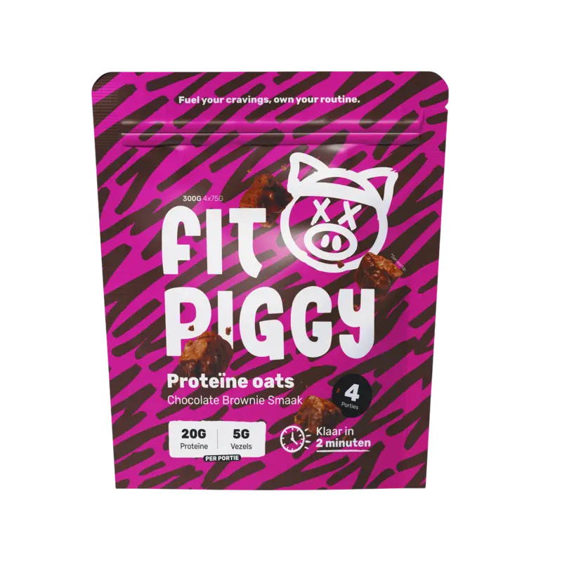 Fit Piggy Proteïne oats chocolate brownie