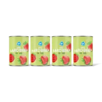 AH Aardbeien op sap 4-pack