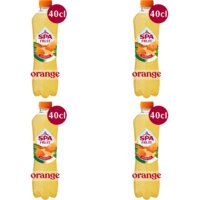 Een afbeelding van Spa Fruit orange bruisend 4-pack