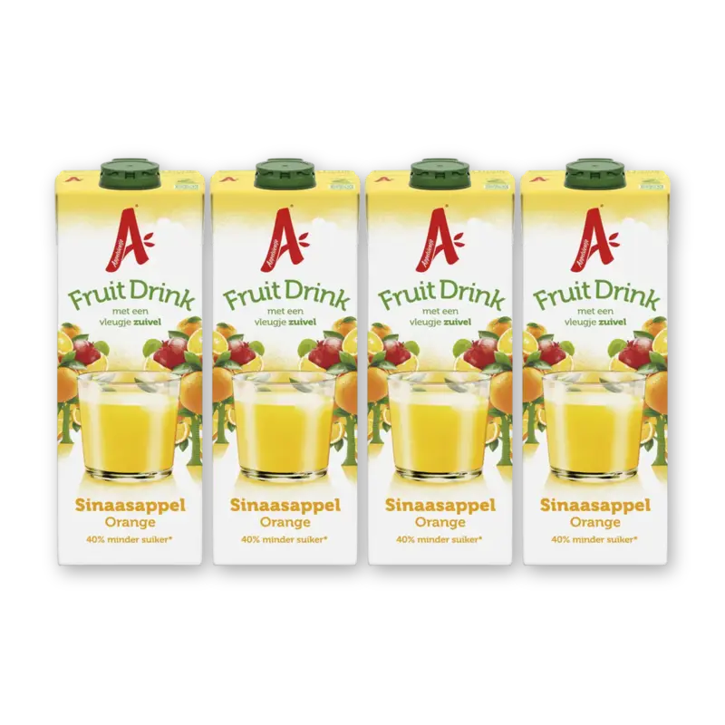 Fruitdrink sinaasappel 4-pack