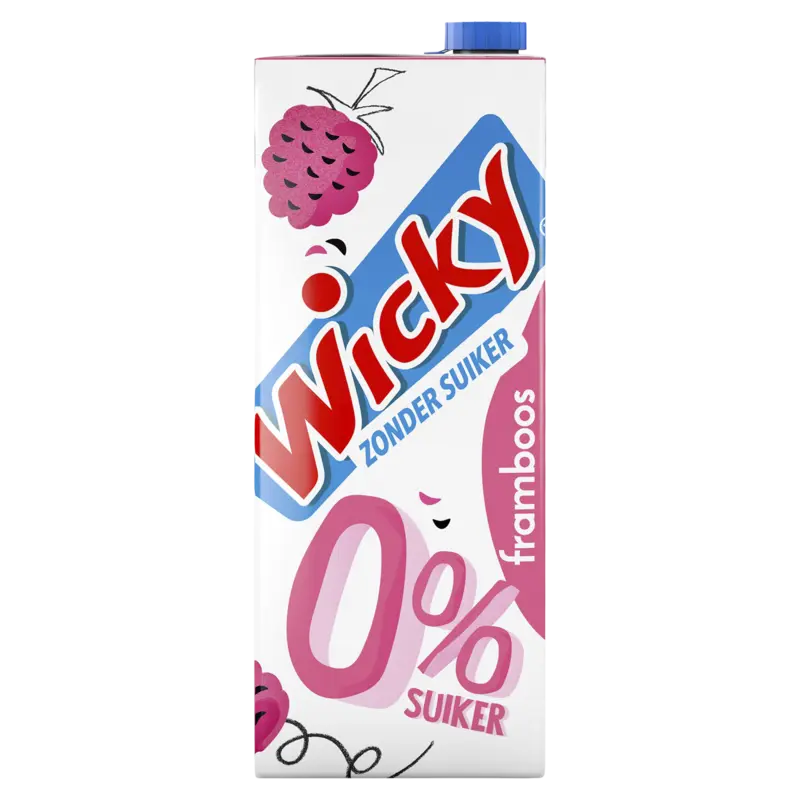 0% Suiker Smaak Framboos 1,5 L