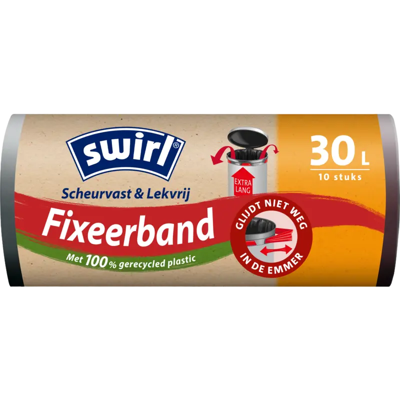 Pedaalemmerzakken met fixeerband 30 liter