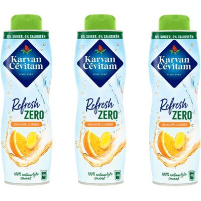 pdp-image-Karvan Cévitam Refresh zero sinsasappel gember 3-pack