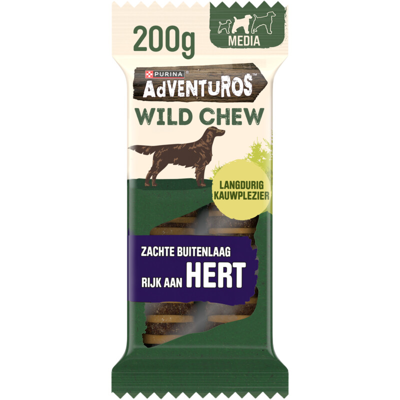 Een afbeelding van Adventuros Wild chew met hert hondensnack medium