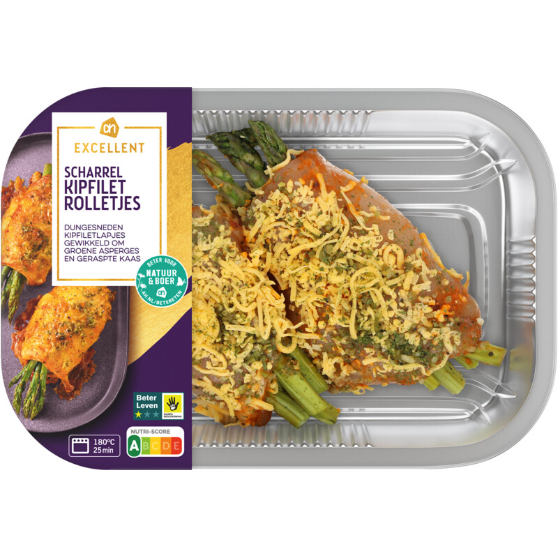 Een afbeelding van AH Excellent Scharrel kipfiletrolletjes